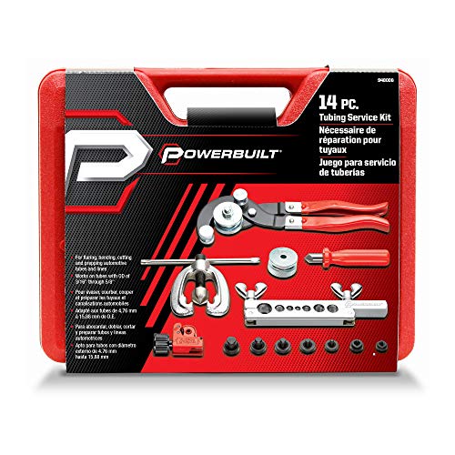 Powerbuilt 14PC Tubing Cutter Bender Flaring Tool Kit HVAC Auto 2 Powerbuilt 14PC Tubing Cutter Bender Flaring Tool Kit HVAC Auto - Image 2