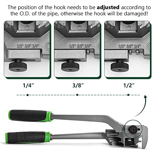 Antstone 3-in-1 Tubing Bender 1/4 3/8 1/2 HVAC Copper Tube Tool 5 Antstone 3-in-1 Tubing Bender 1/4 3/8 1/2 HVAC Copper Tube Tool - Image 5