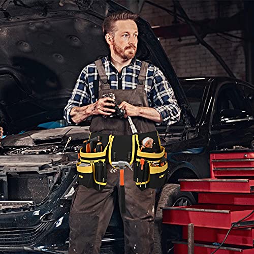 LEFOR·Z 26-Pocket Tool Belt - Heavy Duty Adjustable Work Apron 5 LEFOR·Z 26-Pocket Tool Belt - Heavy Duty Adjustable Work Apron - Image 5