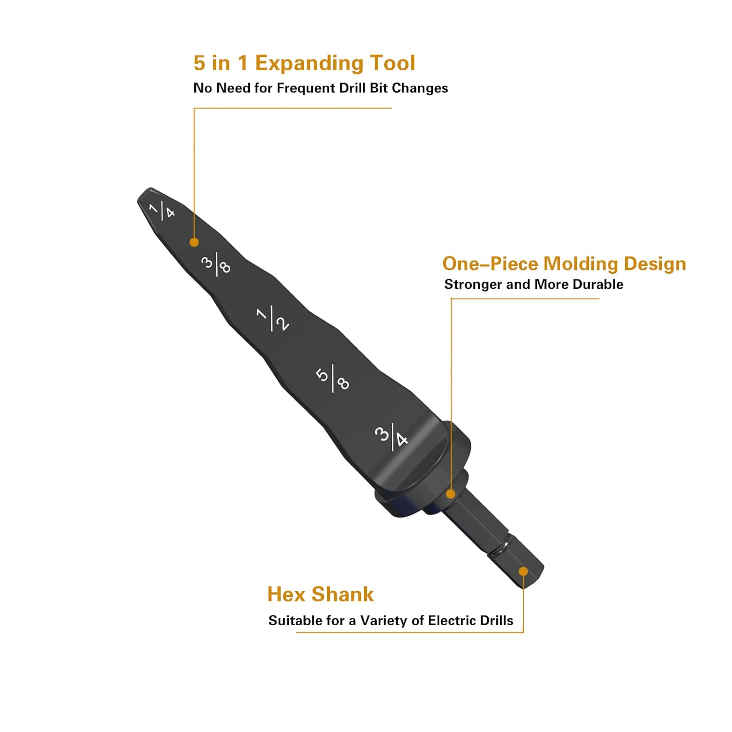 5-in-1 Copper Pipe Expander Tool for HVAC AC Repair 1/4 to 3/4 Inch 2 5-in-1 Copper Pipe Expander Tool for HVAC AC Repair 1/4 to 3/4 Inch - Image 2