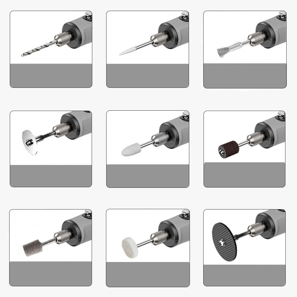 Mini Rotary Tool Kit 101pcs Electric Grinder Sander Craft Set 5 Mini Rotary Tool Kit 101pcs Electric Grinder Sander Craft Set - Image 5