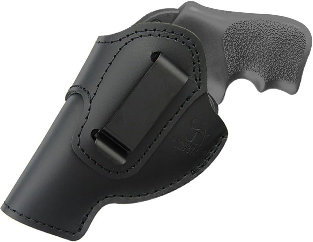 J Frame Revolver Holster for Ruger LCR SP101 S&W 642 442 Taurus 85 1 J Frame Revolvers Holster Fits:Ruger LCR SP101/S&W 642 442 43C/Model 60 637 638/M&P340/Bodyguard/Taurus 50 85 856 605/Kimber k6s & Most .38 Special Revolvers