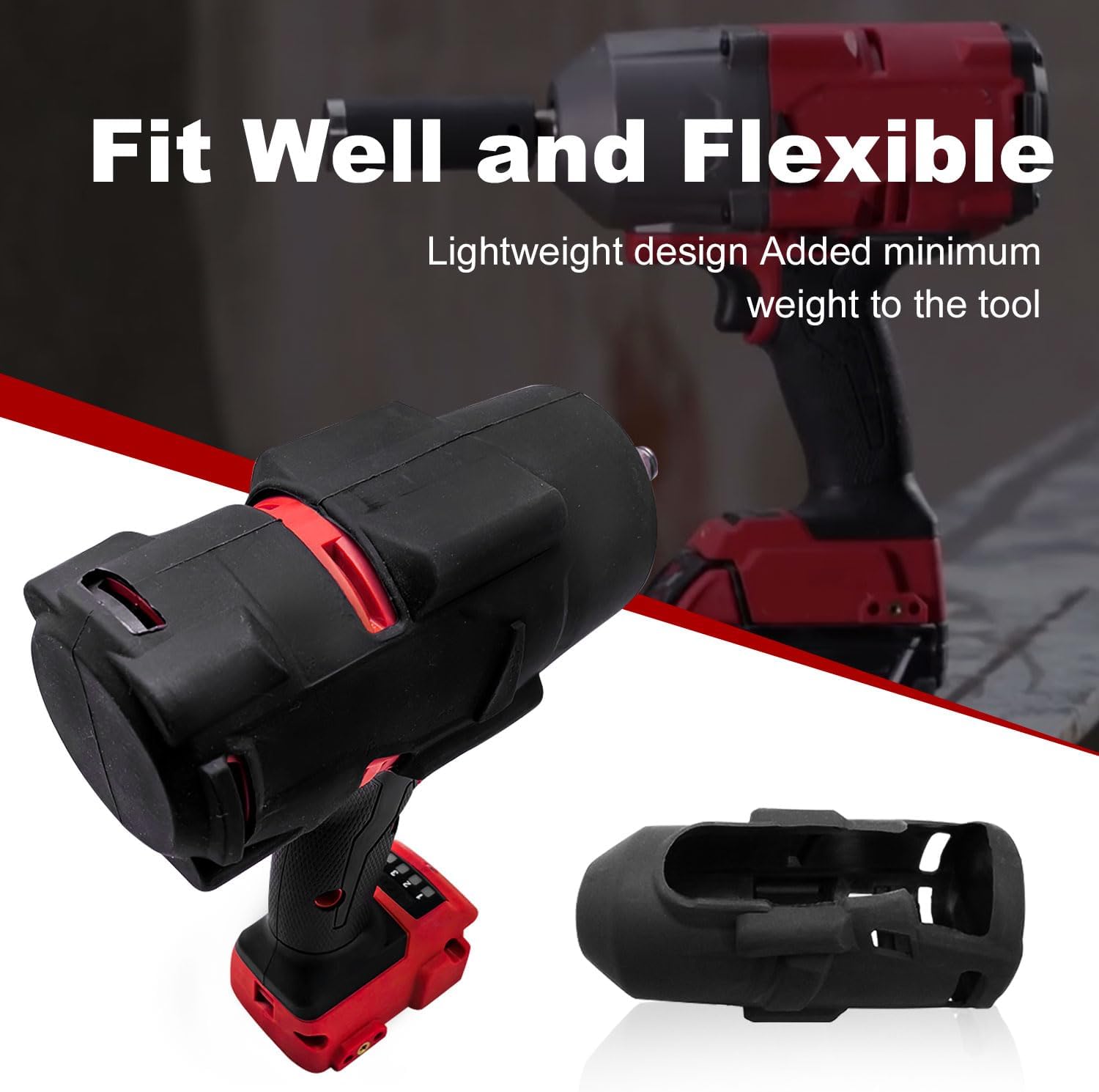Protective Boot Cover for Milwaukee M18 FUEL 2864-20 Impact Wrench 7 Protective Boot Cover for Milwaukee M18 FUEL 2864-20 Impact Wrench - Image 7