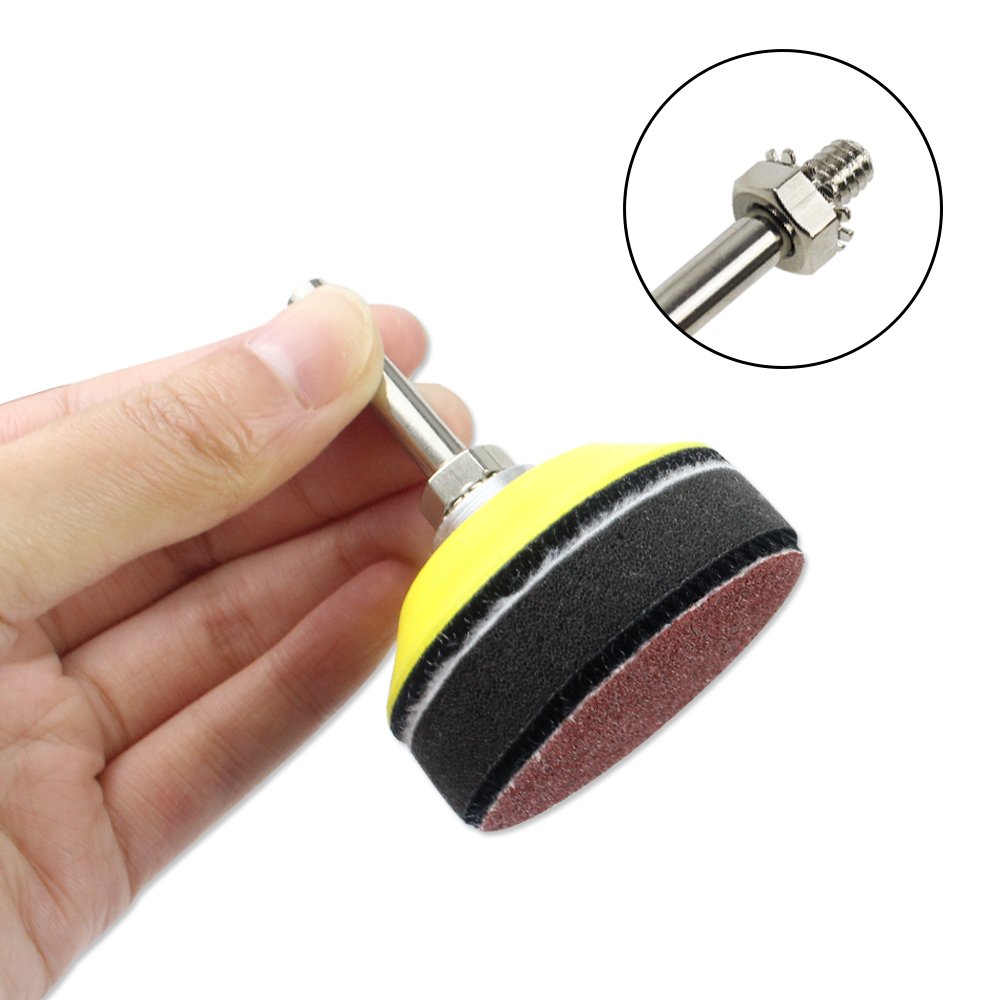Coceca 100pc Sanding Disc Kit 2" Drill Attachment 80-3000 Grit 6 Coceca 100pc Sanding Disc Kit 2" Drill Attachment 80-3000 Grit - Image 6