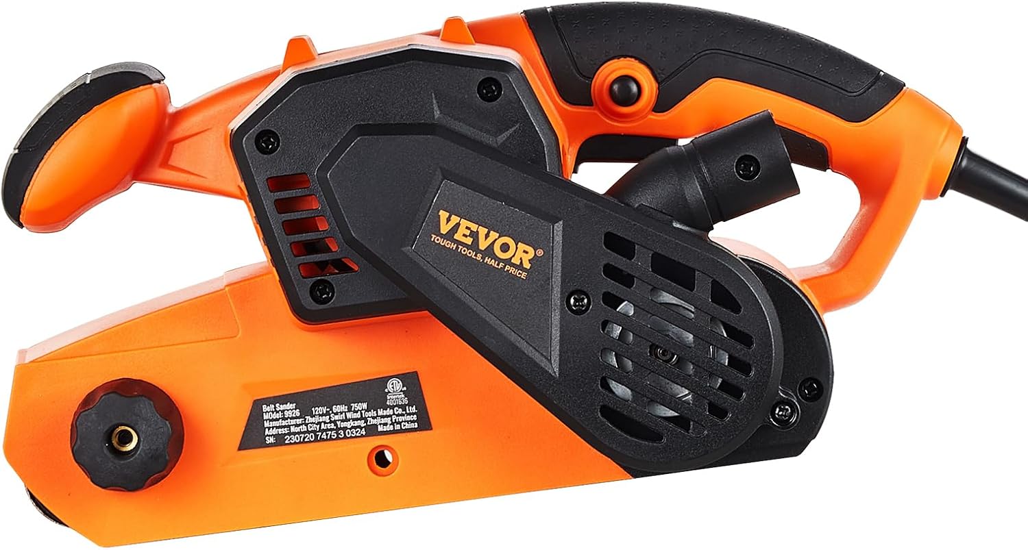 VEVOR 7A 3x21 Belt Sander 6 Speed Woodworking Bench Dust Bag 80G 9 VEVOR 7A 3x21 Belt Sander 6 Speed Woodworking Bench Dust Bag 80G - Image 9