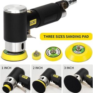 SI FANG 48pc Mini Air Sander Kit 1-3in Pneumatic Polisher Set