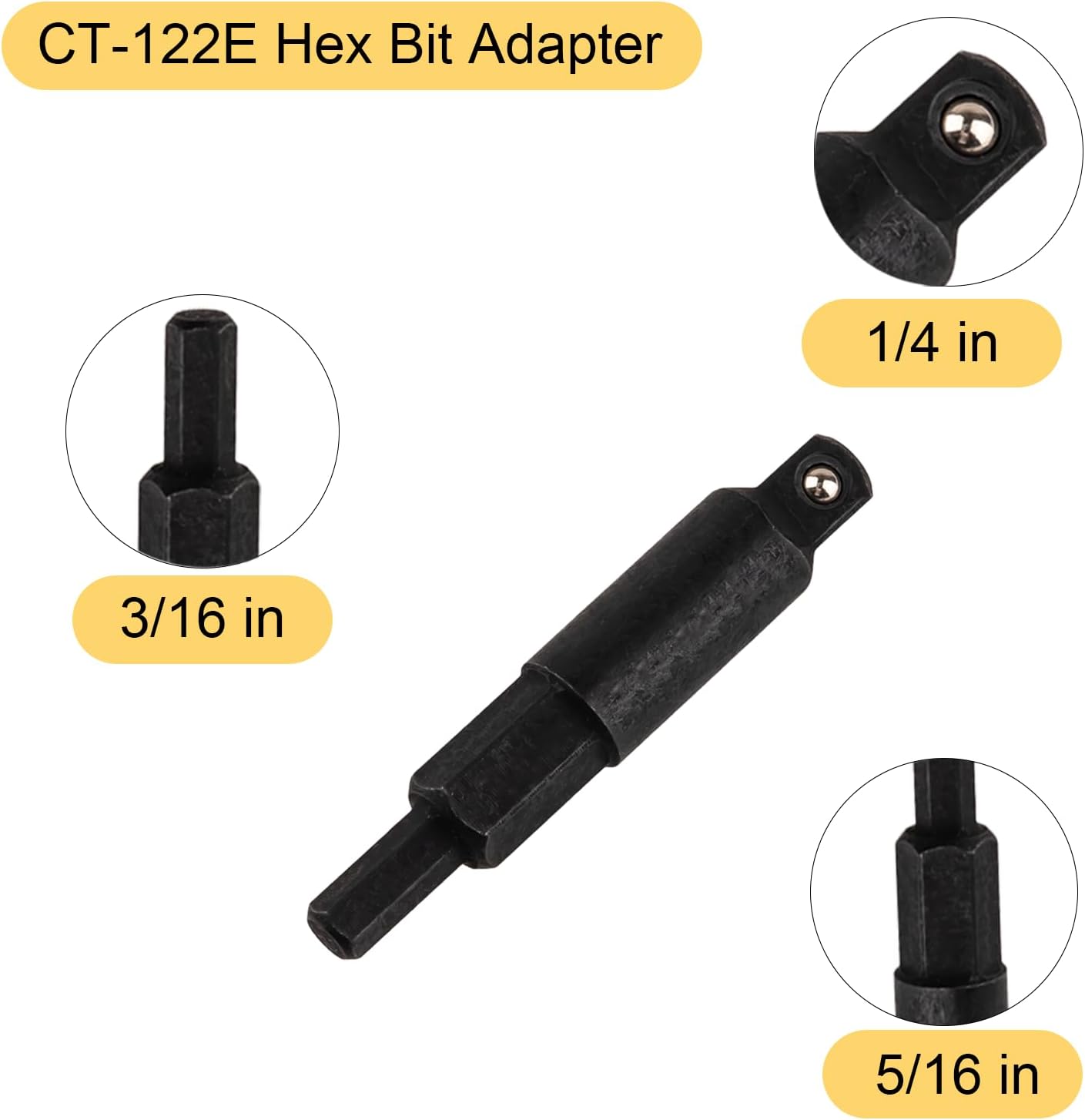 HVAC Valve Core Remover Tool Set with Hex Adapters & Wrench Kit 3 HVAC Valve Core Remover Tool Set with Hex Adapters & Wrench Kit - Image 3