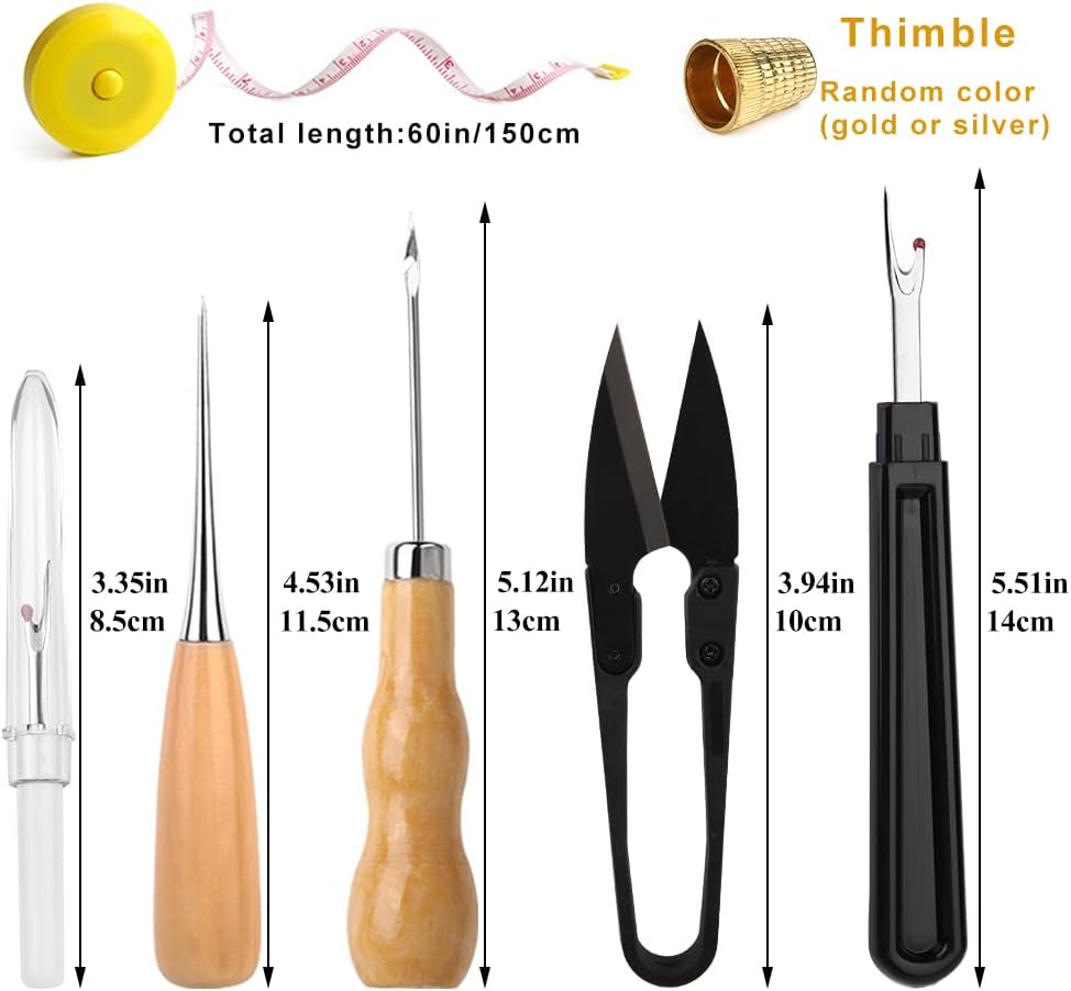 BAGERLA Heavy Duty Upholstery Repair Kit with Awl Thread Needles 3 BAGERLA Heavy Duty Upholstery Repair Kit with Awl Thread Needles - Image 3