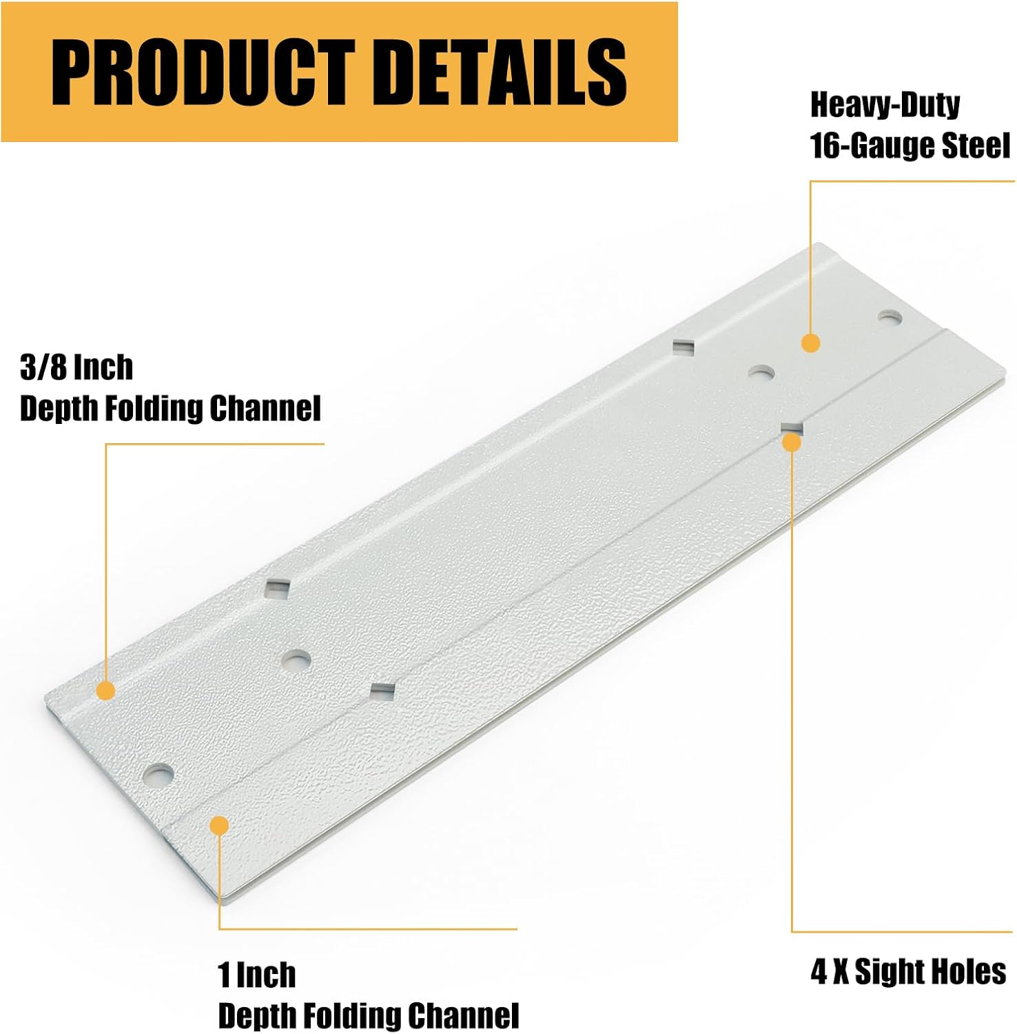 12" Metal Bender Hand Tool for HVAC Ductwork & Roofing 3/8"-1" 2 12" Metal Bender Hand Tool for HVAC Ductwork & Roofing 3/8"-1" - Image 2