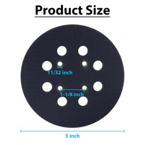 5″ Orbital Sander Pad 8-Hole Fits Ryobi Milwaukee Ridgid Craftsman