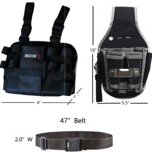 Holster Z 2.0 Electrician Tool Pouch Set with Belt Clip