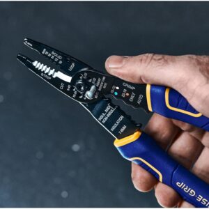 IRWIN 8″ Wire Stripper Pliers 10-22 AWG ProTouch Comfort Grip