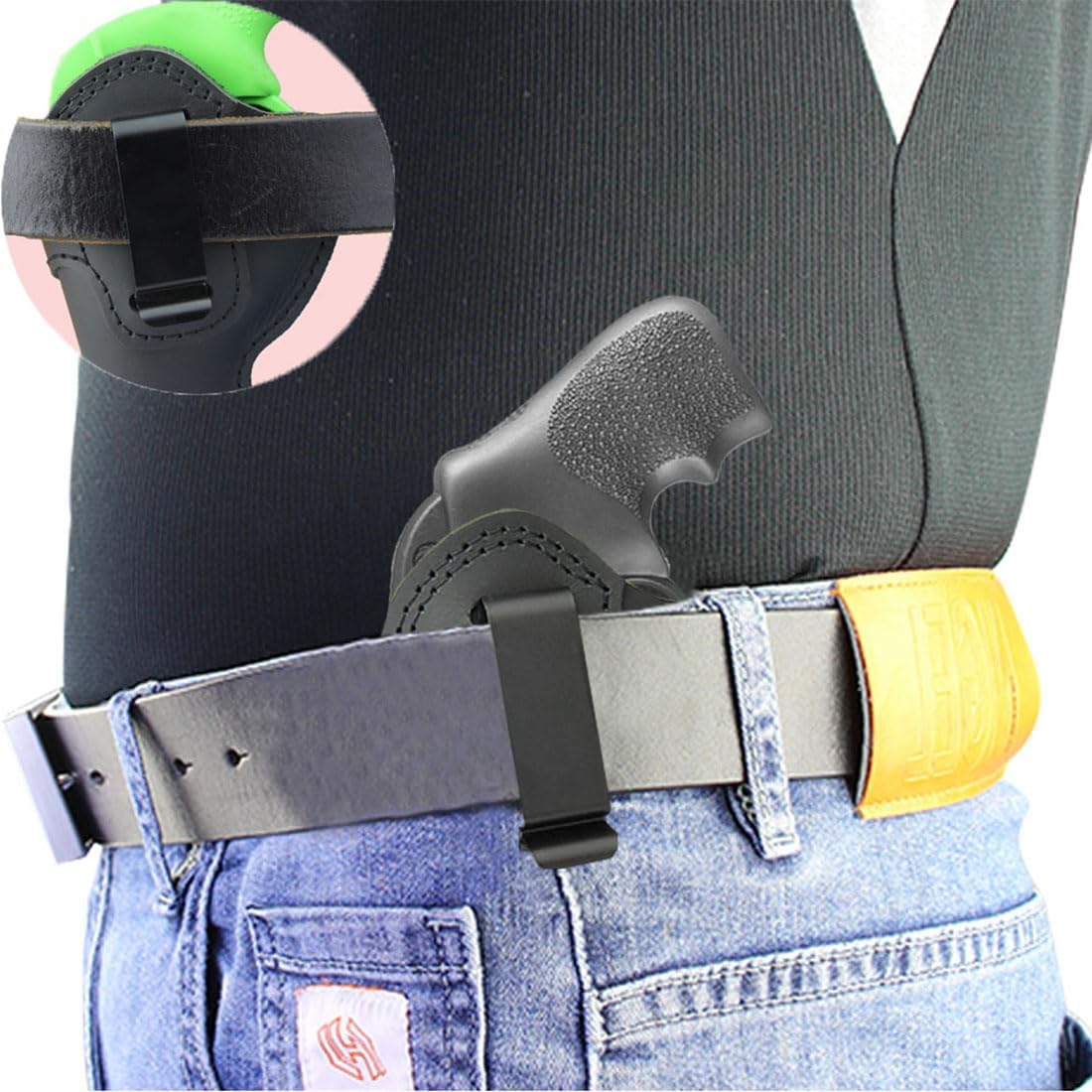 J Frame Revolver Holster for Ruger LCR SP101 S&W 642 442 Taurus 85 3 J Frame Revolver Holster for Ruger LCR SP101 S&W 642 442 Taurus 85 - Image 3