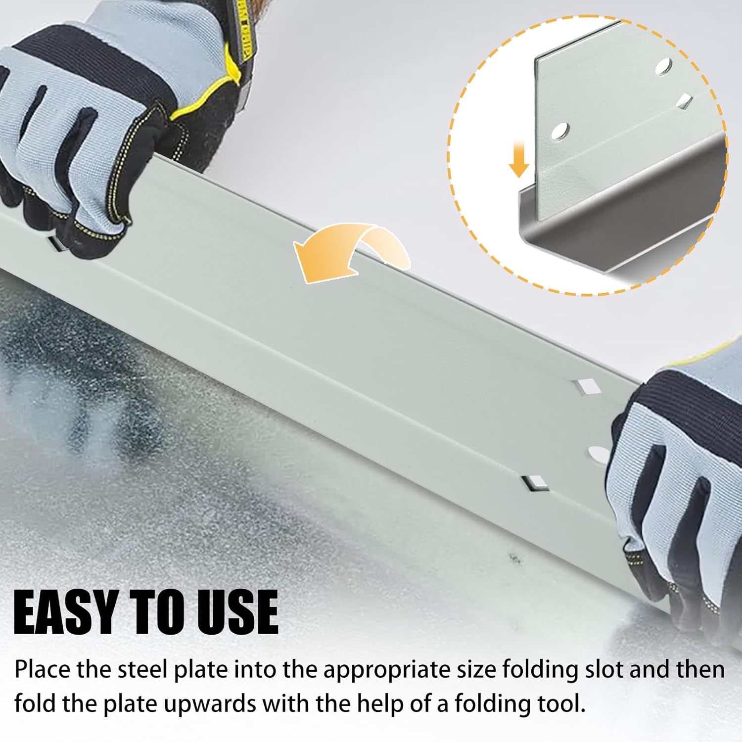 12" Metal Bender Hand Tool for HVAC Ductwork & Roofing 3/8"-1" 5 12" Metal Bender Hand Tool for HVAC Ductwork & Roofing 3/8"-1" - Image 5