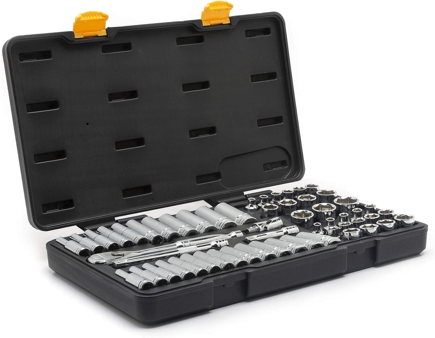 GEARWRENCH 56pc 3/8 Drive 6-Point Socket Set SAE Metric 120XP 2 GEARWRENCH 56pc 3/8 Drive 6-Point Socket Set SAE Metric 120XP - Image 2