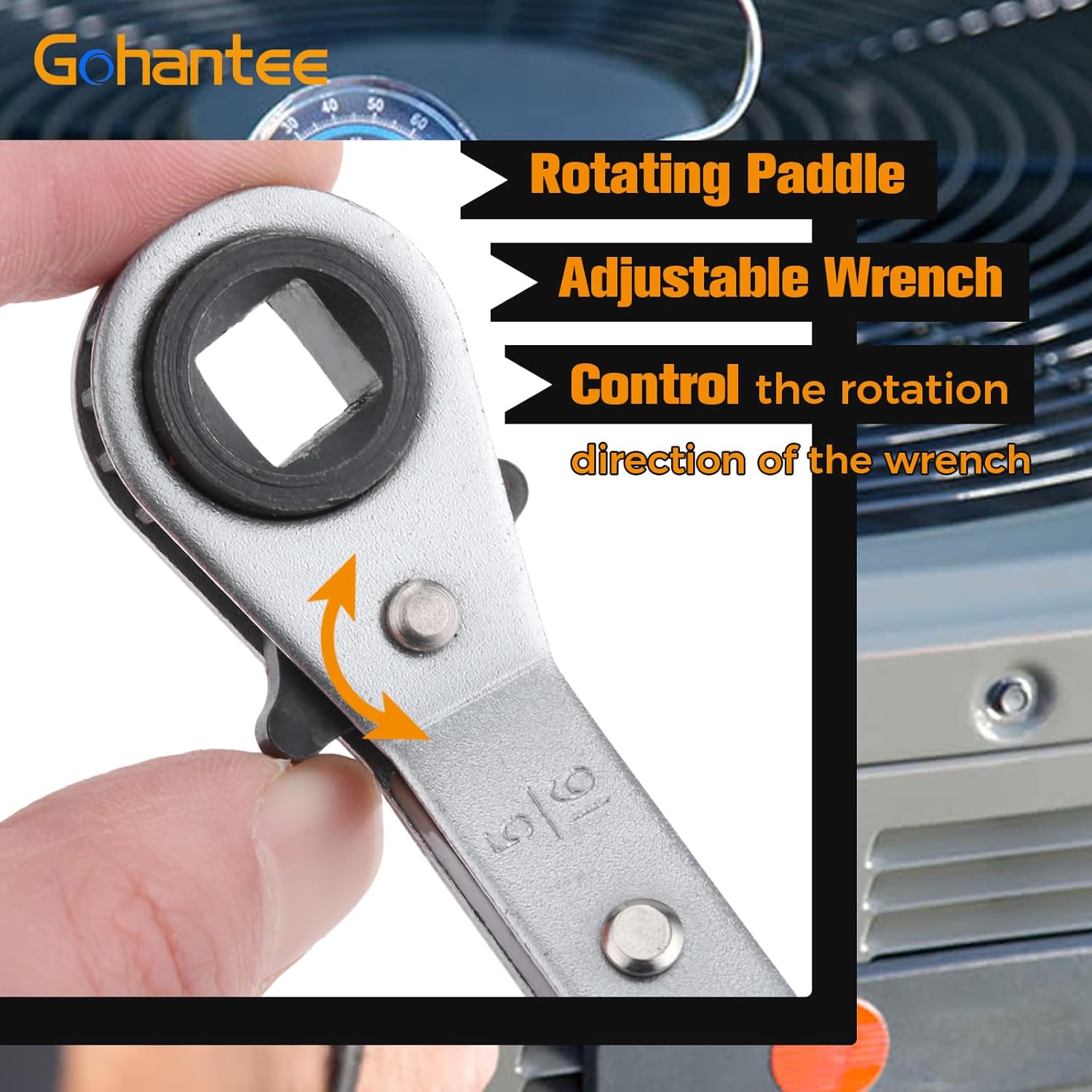 4-in-1 HVAC Ratchet Wrench Set for AC Refrigeration Service Tool 5 4-in-1 HVAC Ratchet Wrench Set for AC Refrigeration Service Tool - Image 5