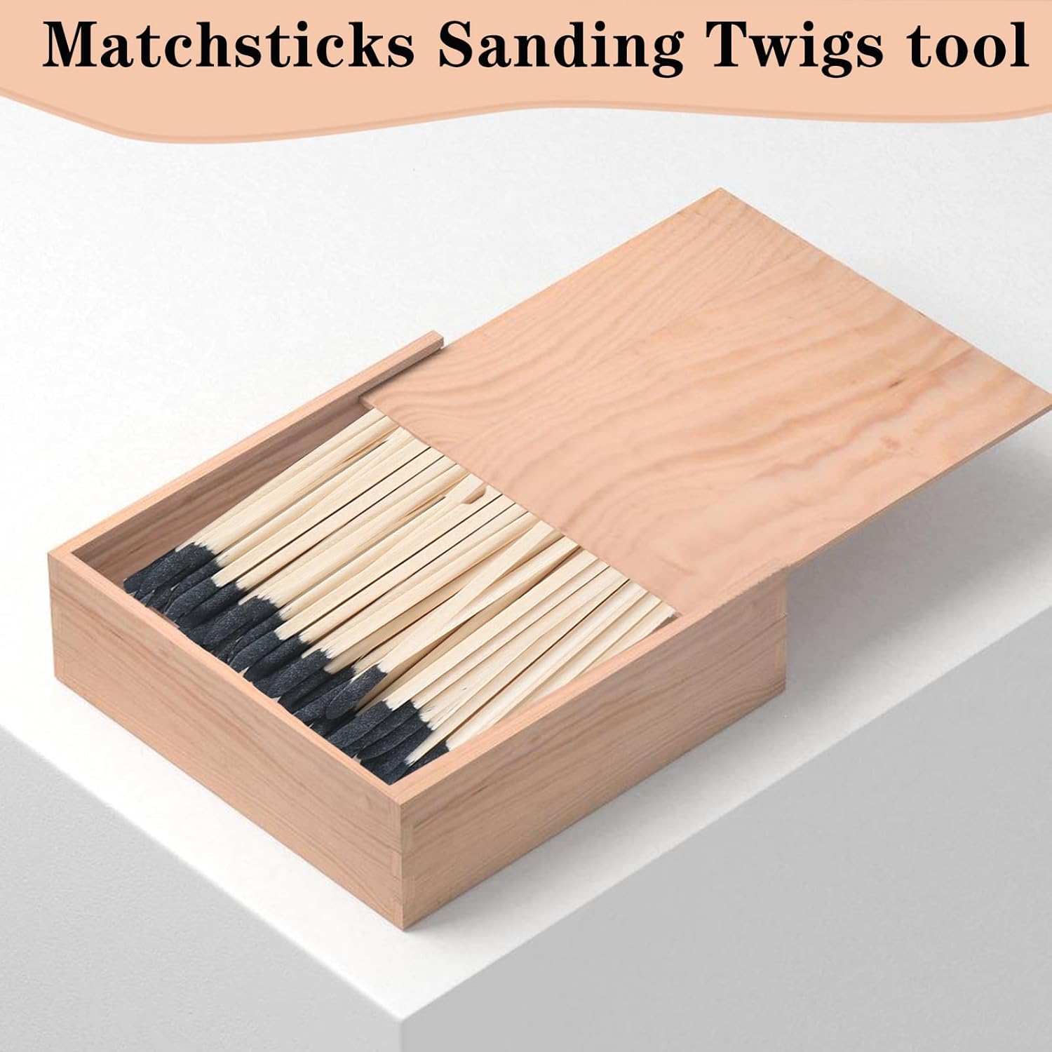 50 Pack 280 Grit Sanding Sticks for Models Wood Detail Work 5 50 Pack 280 Grit Sanding Sticks for Models Wood Detail Work - Image 5
