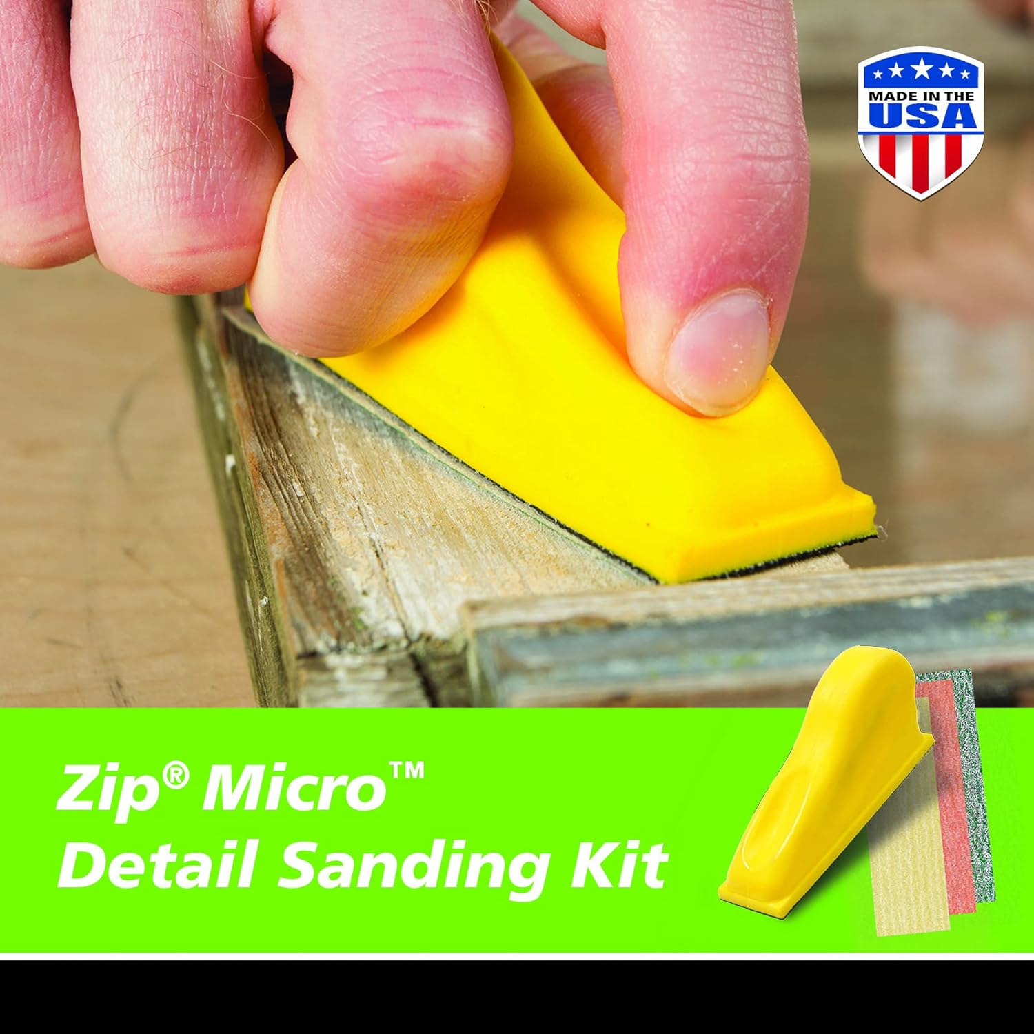 Gator MicroZip Detail Sander Kit 3.5x1 Assorted Grits Multi-Pack 3 Gator MicroZip Detail Sander Kit 3.5x1 Assorted Grits Multi-Pack - Image 3