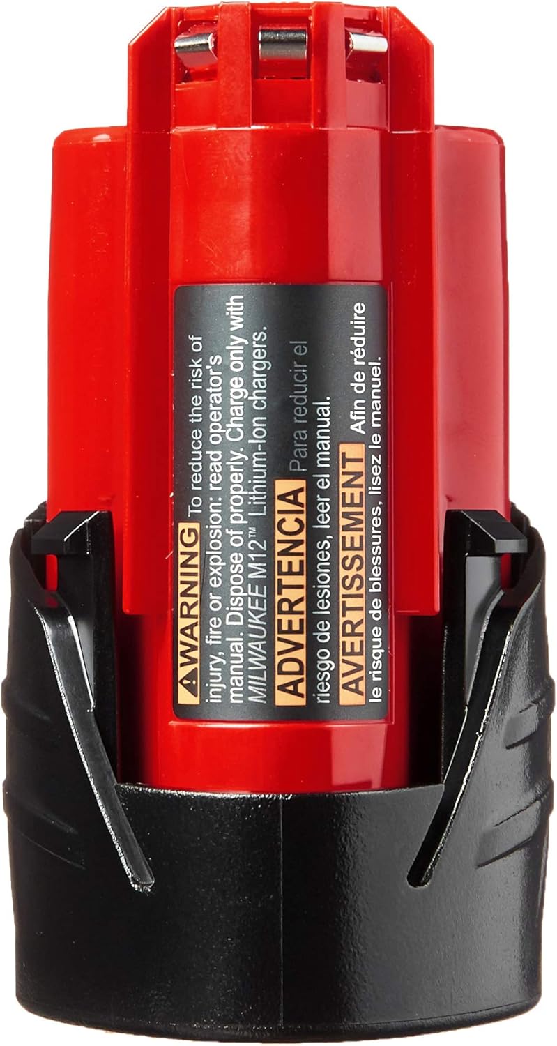Milwaukee M12 REDLITHIUM 12V 1.5Ah Battery 48-11-2401 Compact 3 Milwaukee M12 REDLITHIUM 12V 1.5Ah Battery 48-11-2401 Compact - Image 3