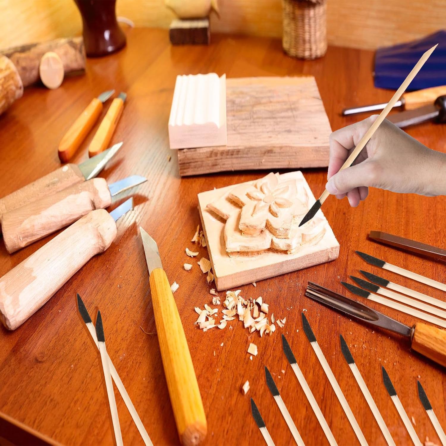 50 Pack 280 Grit Sanding Sticks for Models Wood Detail Work 4 50 Pack 280 Grit Sanding Sticks for Models Wood Detail Work - Image 4