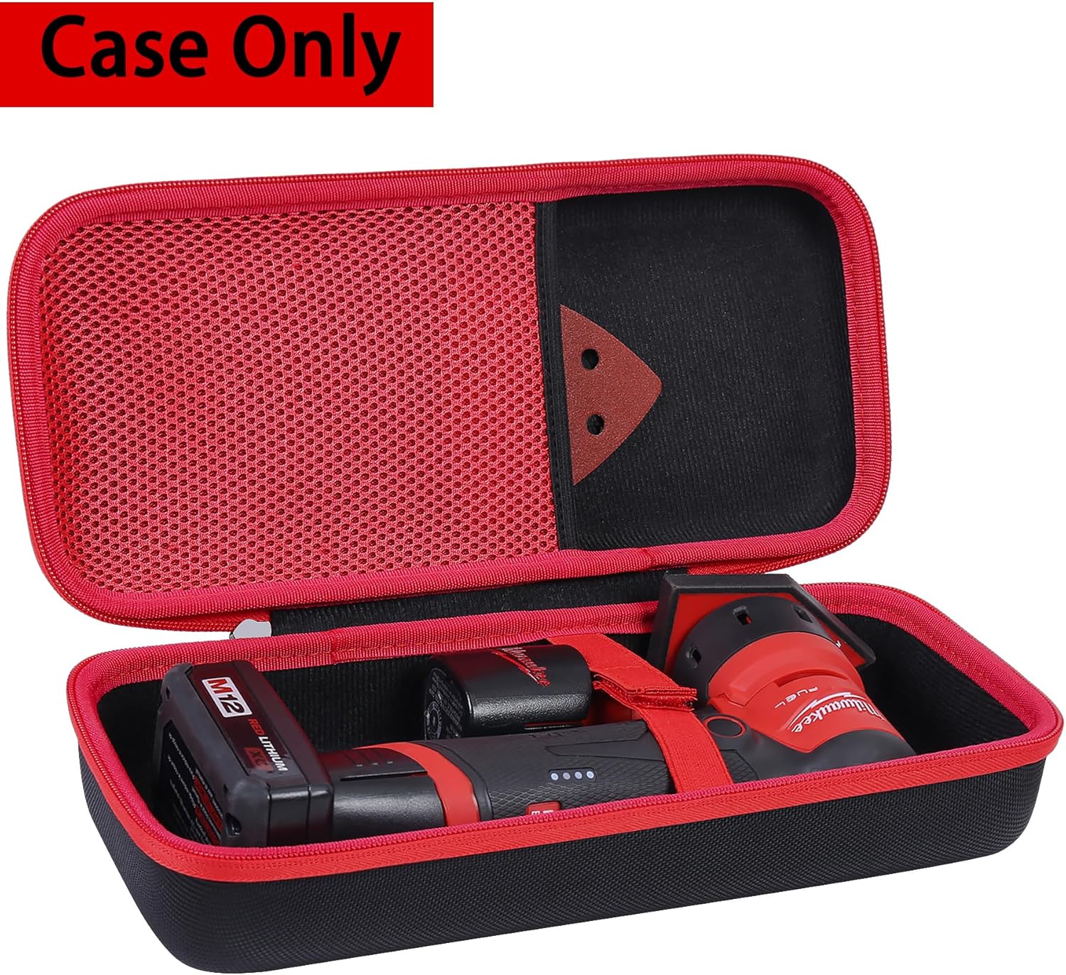khanka Hard Case for Milwaukee 2531-20 12V Orbital Sander Storage 2 khanka Hard Case for Milwaukee 2531-20 12V Orbital Sander Storage - Image 2
