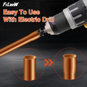 12PC HVAC Swage Tool Kit Copper Tube Expander Set with Bit Holder