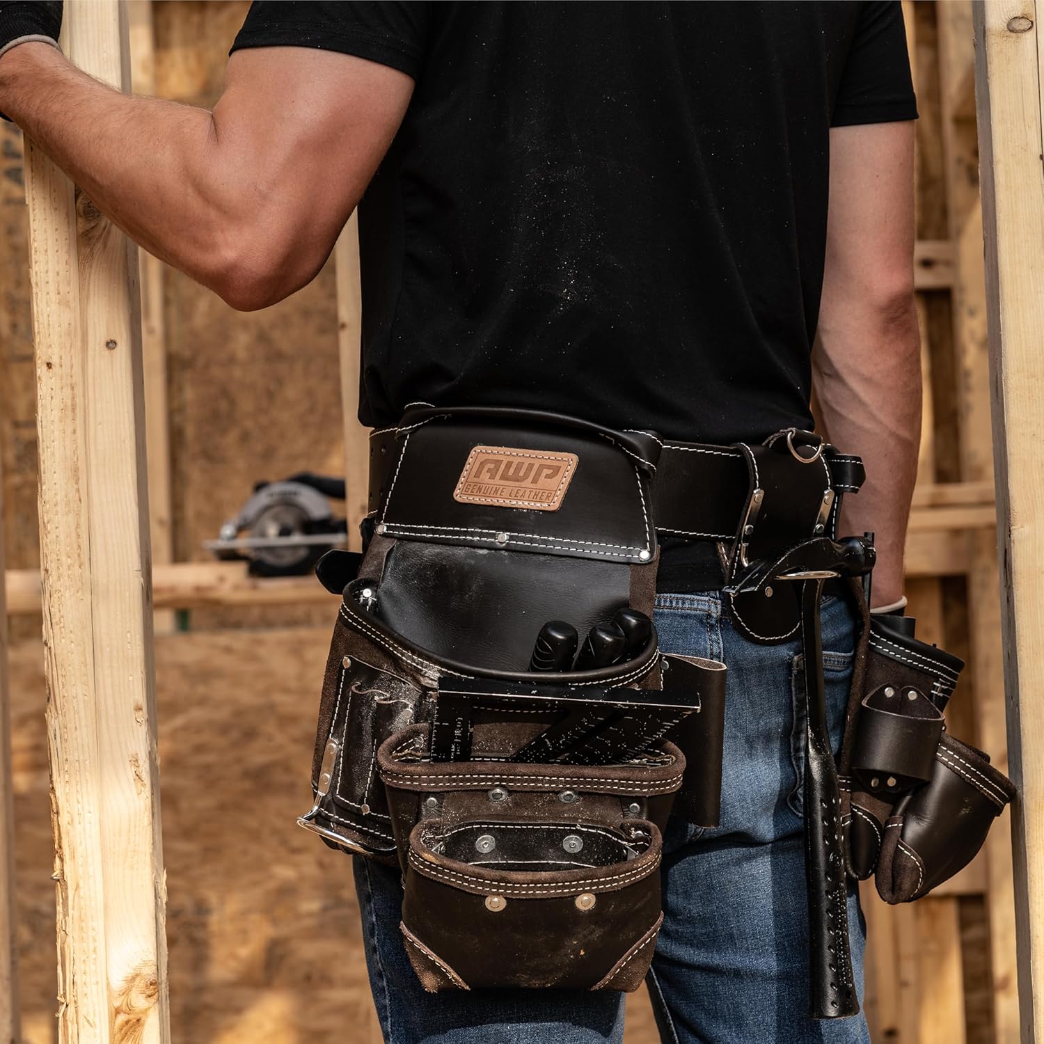 AWP Premium Durable Tool Belt Rig Organizer for Professionals 6 AWP Premium Durable Tool Belt Rig Organizer for Professionals - Image 6