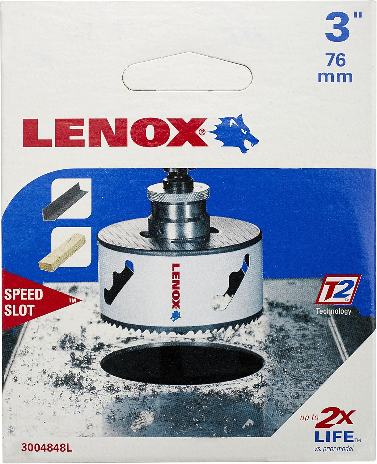 Lenox 3" Bi-Metal Hole Saw with T3 Speed Slot Technology 5 Lenox 3" Bi-Metal Hole Saw with T3 Speed Slot Technology - Image 5