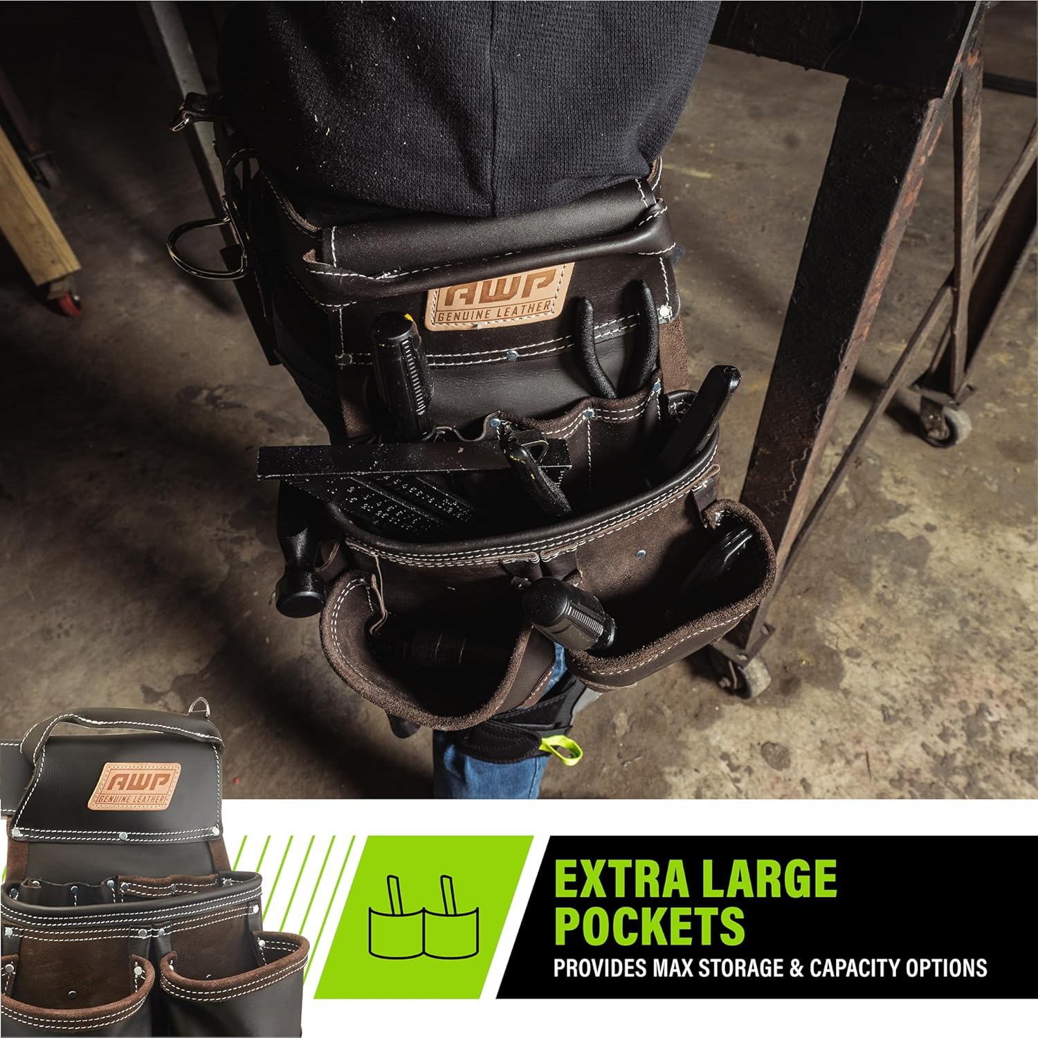 AWP Premium Durable Tool Belt Rig Organizer for Professionals 5 AWP Premium Durable Tool Belt Rig Organizer for Professionals - Image 5