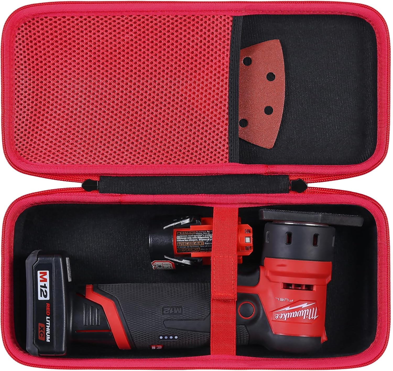 khanka Hard Case for Milwaukee 2531-20 12V Orbital Sander Storage 1 sander tool cordless milwaukee