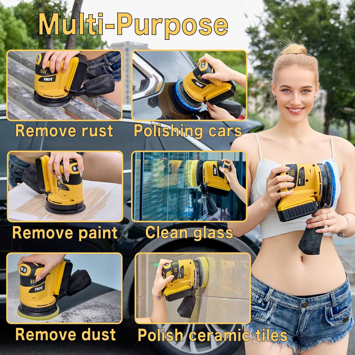 DEWALT 20V Brushless Orbital Sander 6 Speed 5in Tool Only 6 DEWALT 20V Brushless Orbital Sander 6 Speed 5in Tool Only - Image 6