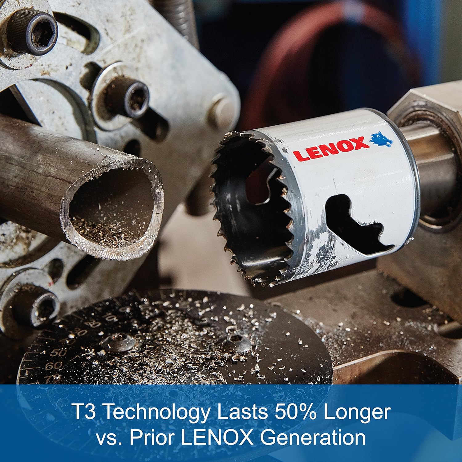 Lenox 3" Bi-Metal Hole Saw with T3 Speed Slot Technology 8 Lenox 3" Bi-Metal Hole Saw with T3 Speed Slot Technology - Image 8