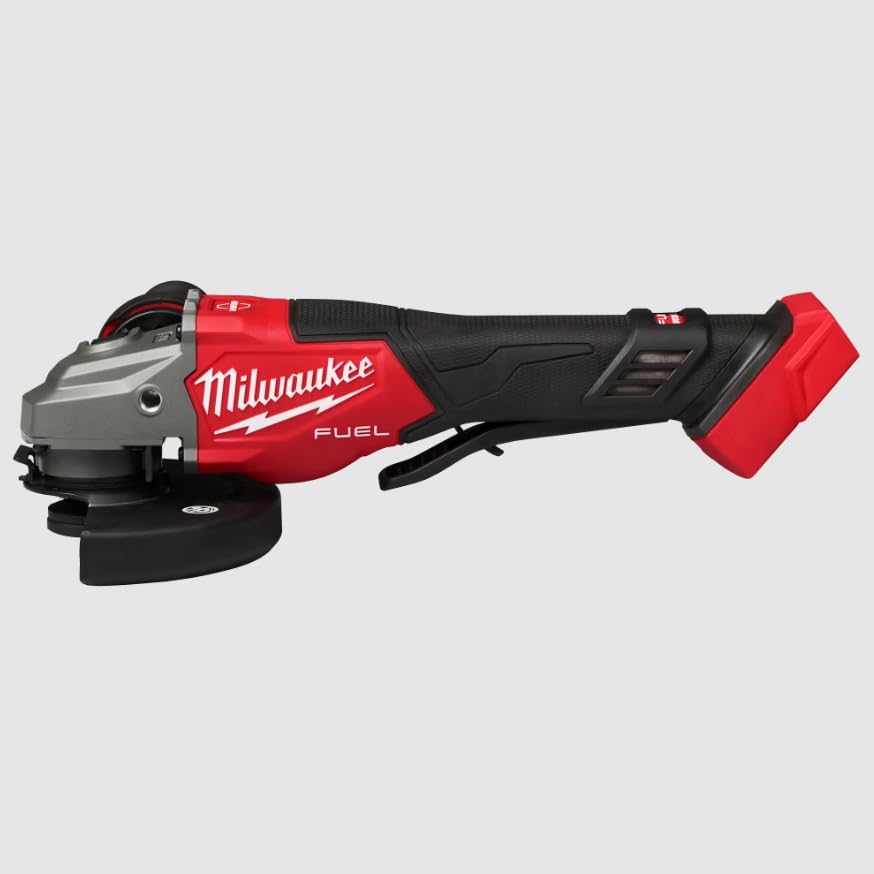 Milwaukee M18 FUEL 18V Brushless 4.5/6in Grinder w/ Brake Tool Only 1 MILWAUKEE - M18 FUEL 18-Volt Lithium-Ion Brushless Cordless 4-1/2 in./6 in. Braking Grinder with Paddle Switch (Tool-Only) - 3670-20