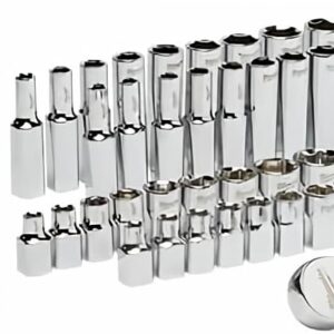 MLW48-22-9008 RATCHET & Socket Set 3/8In