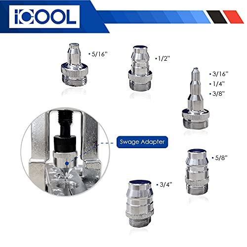 ICOOL Brake Line Flaring Tool Kit with Ratchet Wrench Tubing Cutter 3 ICOOL Brake Line Flaring Tool Kit with Ratchet Wrench Tubing Cutter - Image 3