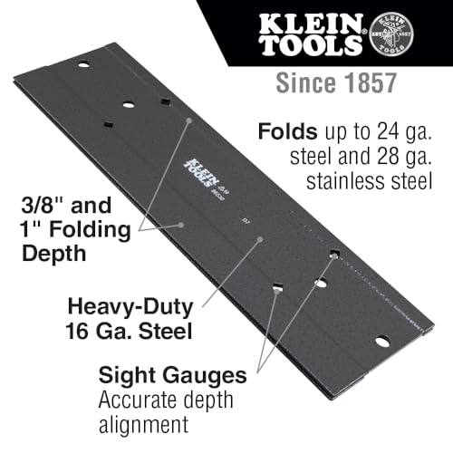 Klein Tools 86532 18" Metal Folding Tool for HVAC Duct Bending 1 hvac tools duct