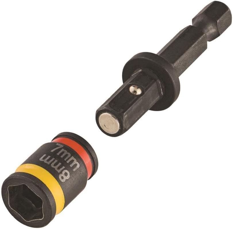 Malco 2in Magnetic Hex Driver 7mm 8mm Reversible Cleanable 1 hvac tools flip bit