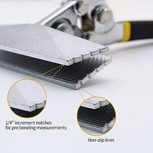 6in Hand Seamer Sheet Metal Bender Tool Ergonomic Pliers Edge Former