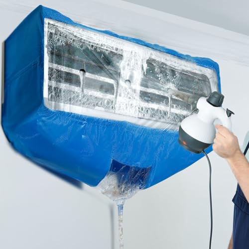 Mini Split AC Cleaning Cover Kit with Drain Pipe Waterproof Bag 2 Mini Split AC Cleaning Cover Kit with Drain Pipe Waterproof Bag - Image 2