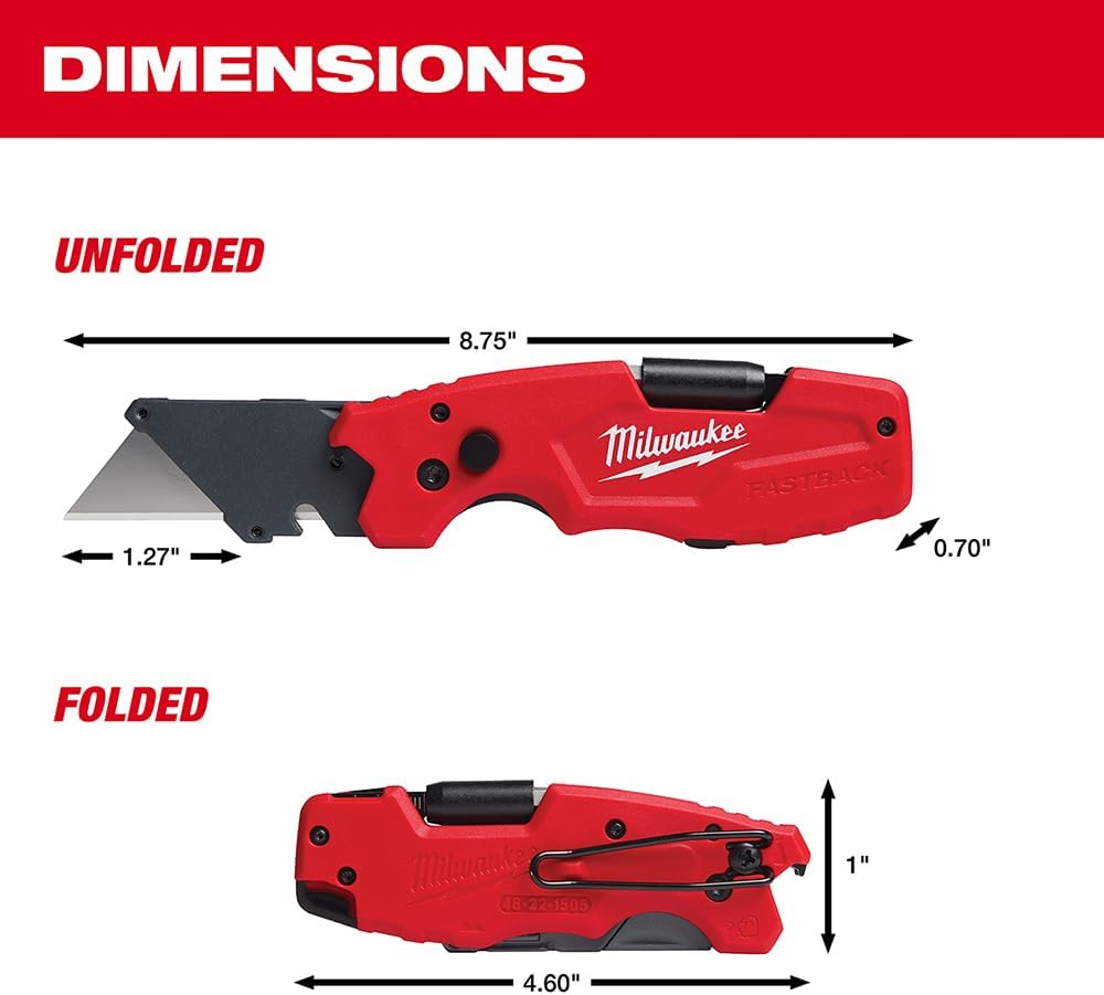 Fastback 6-in-1 Utility Knife - Folding Multi-Tool EDC Blade 3 Fastback 6-in-1 Utility Knife - Folding Multi-Tool EDC Blade - Image 3