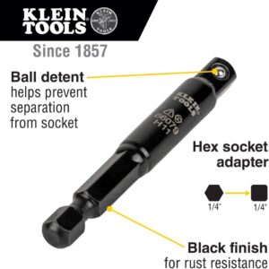 Klein Tools 1/4″ Hex Impact Flip Socket Adapter for 66070 Set
