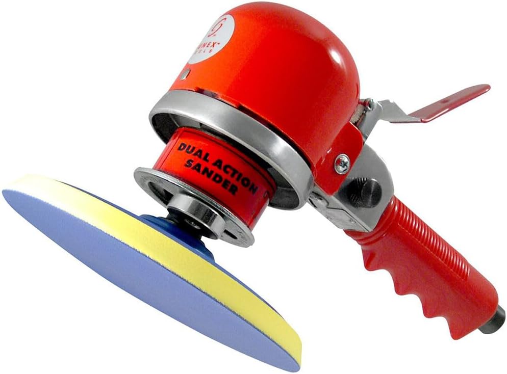 SUNEX 6" Quiet Dual Action Air Sander Professional Orbital Tool 1 sander tool quiet