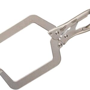 Milwaukee 9″ Deep Reach Locking C-Clamp Silver 48223533