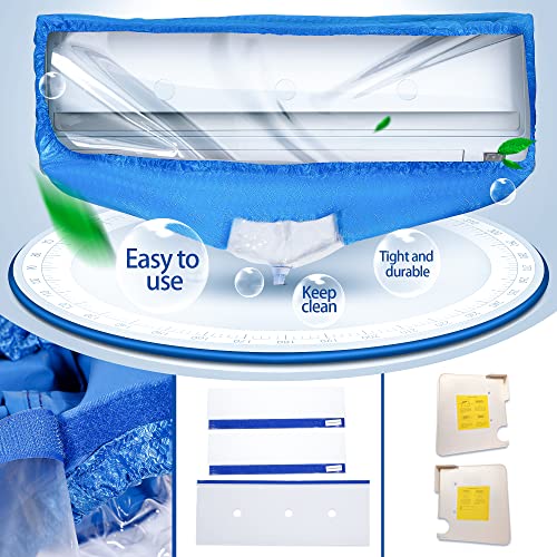 Mini Split AC Cleaning Cover Kit with Drain Pipe Waterproof Bag 4 Mini Split AC Cleaning Cover Kit with Drain Pipe Waterproof Bag - Image 4