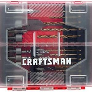 CRAFTSMAN 60-Piece Drill Bit Set CMAF1260 Complete Drilling Kit