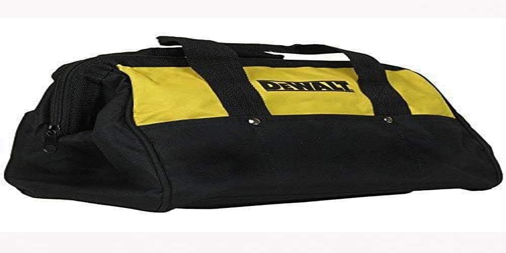 Dewalt 13 Inch Heavy Duty Contractor Tool Bag with Storage 1 sander tool bag