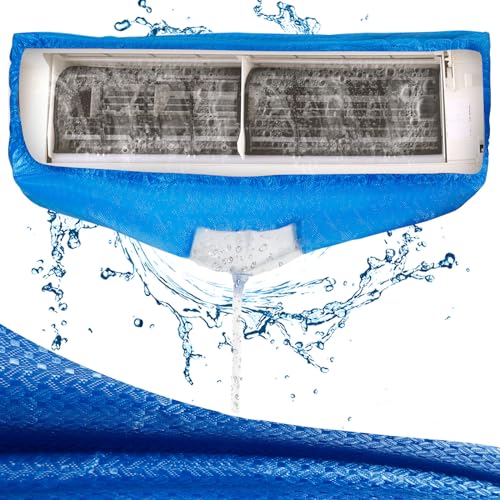 Mini Split AC Cleaning Cover Kit with Drain Pipe Waterproof Bag 7 Mini Split AC Cleaning Cover Kit with Drain Pipe Waterproof Bag - Image 7