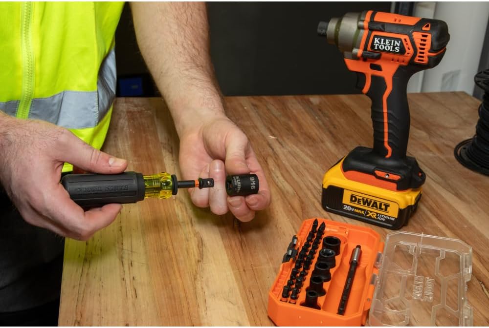 Klein Tools 33805 38-Pc Impact Driver Set with Magnetic Bits 6 Klein Tools 33805 38-Pc Impact Driver Set with Magnetic Bits - Image 6