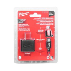 MILWAUKEE 3FT USB-C Fast Charger Cable with 2.1A Wall Adapter