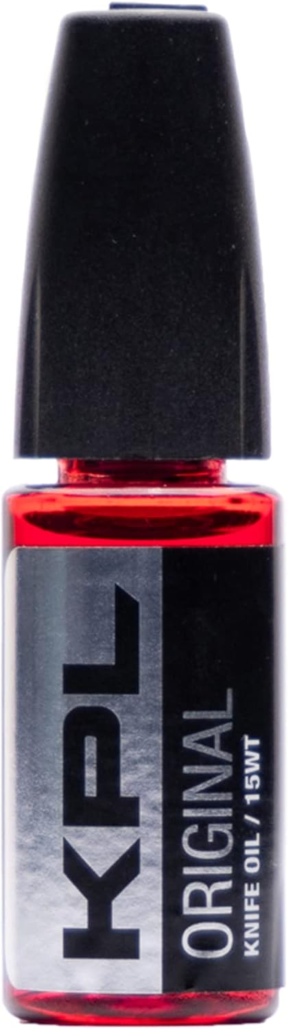 KNIFE PIVOT LUBE 10ml Premium Synthetic Oil for Blade Care & Cleaning 1 KNIFE PIVOT LUBE Original Knife Oil for Blades, Synthetic Pocket Knife Lubricant, Knife Honing Oil for Cleaning Knives, Premium Knife Oil Lubricant for Blade Care, Precision Knife Oiler Bottle (10ml)
